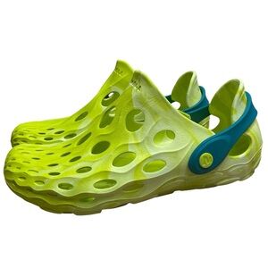 Merrell Yellow Green Blue Hydro Moc Clog Water Shoes Size 6